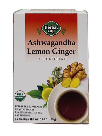 Ashwagandha Lemon Ginger Tea — Ayurveda