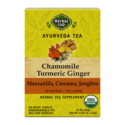 Chamomile Ginger Turmeric Tea — single box