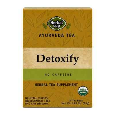 Organic Ayurveda Detox Tea — Seasonal Herbal Blend — single box