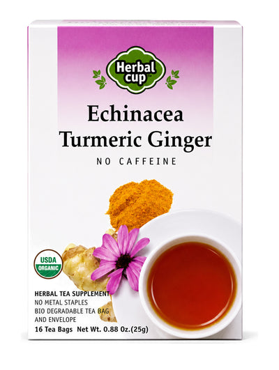 Echinacea Turmeric Ginger Tea — Ayurveda — product photo