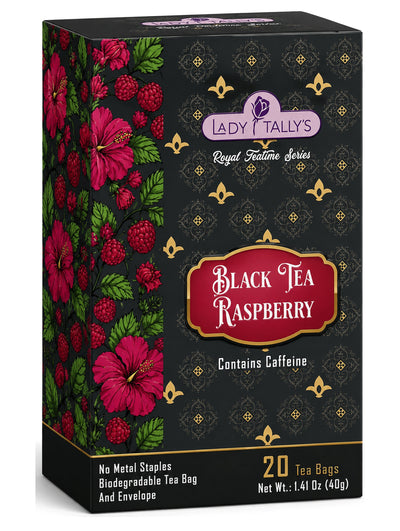 Lady Tally's Black Tea Raspberry — Royal Teatime — product photo