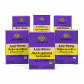Organic Anti-Stress Ashwagandha Tea – Ayurvedic Blend with Chamomile & Tulsi — 6 pack