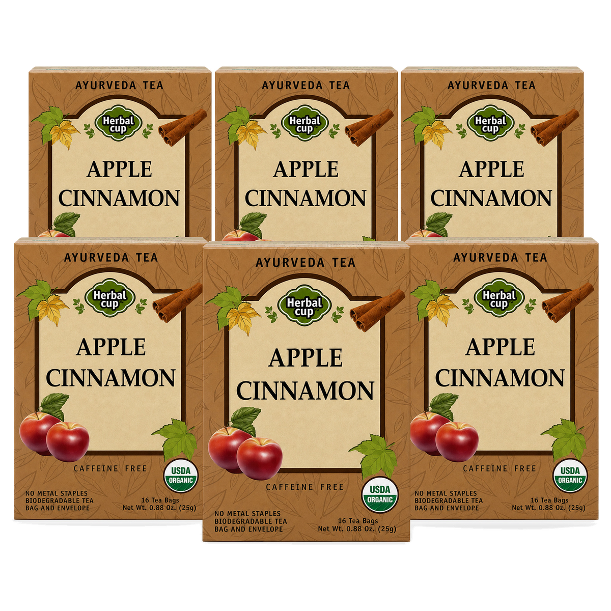 Apple Cinnamon Tea – USDA Organic — Herbal Cup