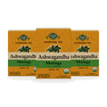 Organic Ashwagandha Moringa Tea – Ayurvedic Blend with Ginger & Hibiscus — 3-box pack