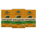 Organic Ashwagandha Moringa Tea – Ayurvedic Blend with Ginger & Hibiscus — 3-box pack