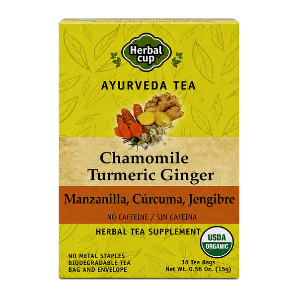 Chamomile Ginger Turmeric Tea — single box