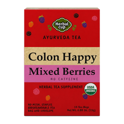 Happy Detox Tea Colon Cleanse - Mixed Berries — single box