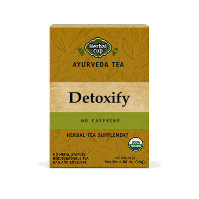 Organic Ayurveda Detox Tea — Seasonal Herbal Blend — single box