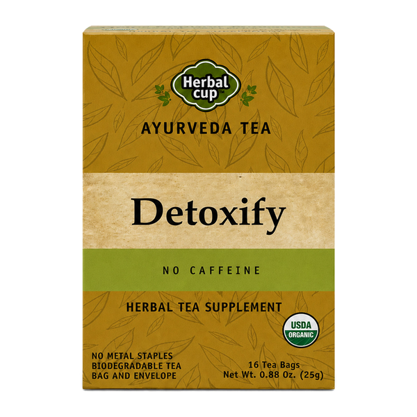 Organic Ayurveda Detox Tea — Seasonal Herbal Blend — single box