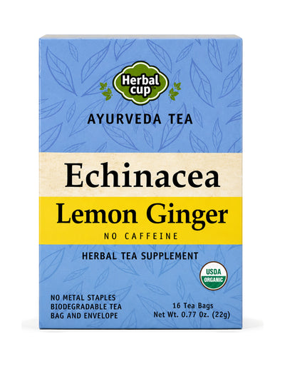 Echinacea Lemon Ginger Tea — Ayurveda — product photo