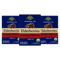 Elderberries Tea Organic Rosehips Hibiscus — 3-box pack