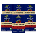 Elderberries Tea Organic Rosehips Hibiscus — 6-box pack