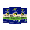 Elderberry Ginger Mint Tea — Ayurveda — 3-box pack