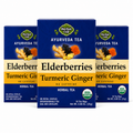 Elderberry Turmeric Ginger Tea — Ayurveda — 3 pack
