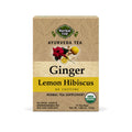 Organic Ginger Lemon Hibiscus Tea — Ayurvedic Blend — single box