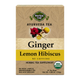 Organic Ginger Lemon Hibiscus Tea — Ayurvedic Blend