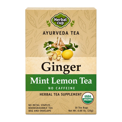 Ginger Mint Lemon Tea — Ayurveda — single box