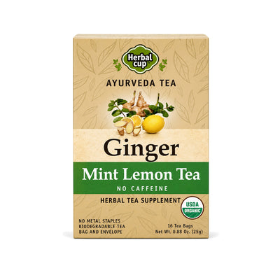 Ginger Mint Lemon Tea — Ayurveda — single box