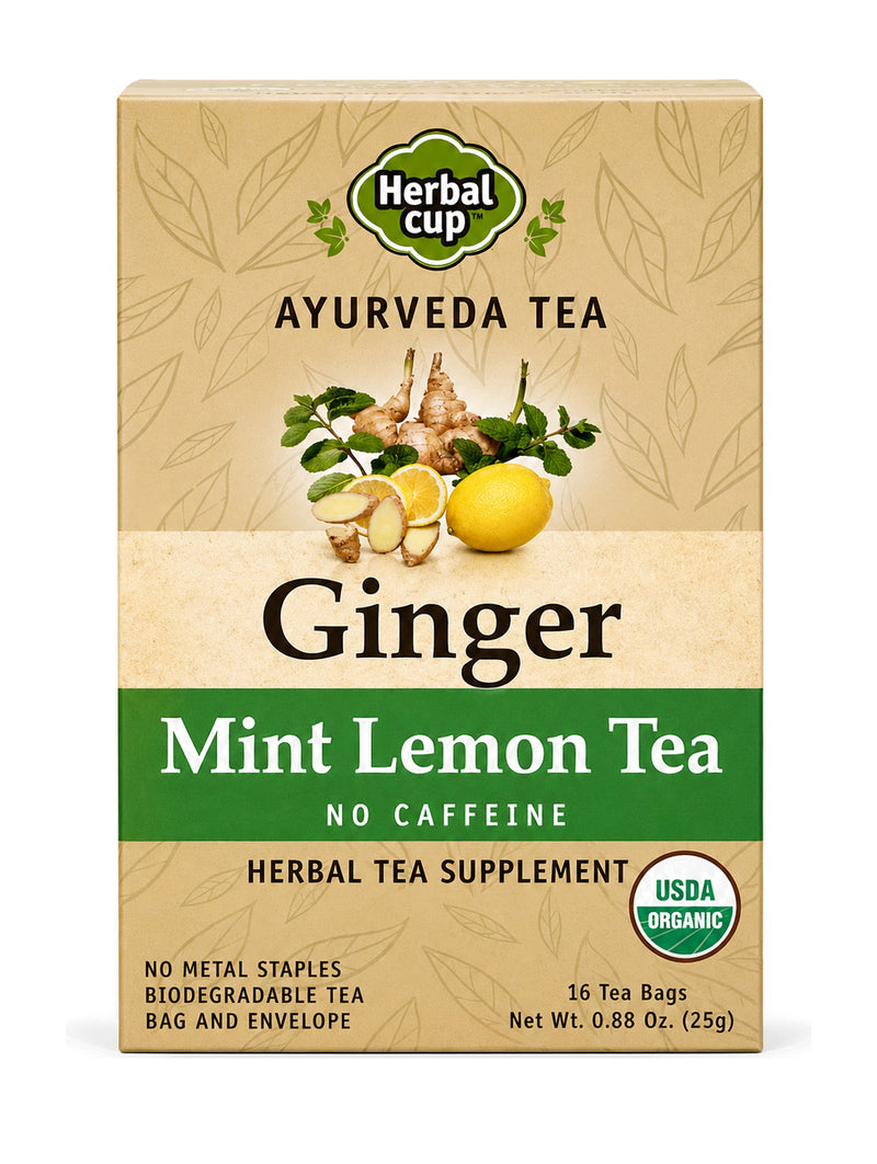 Ginger Mint Lemon Tea — Ayurveda — product photo