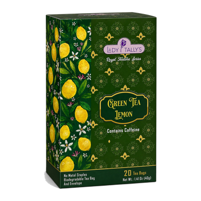 Lemon Green Tea — Lady Tally's Royal Teatime — single box