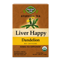 Organic Liver Happy Dandelion Tea — Ayurvedic Blend — single box