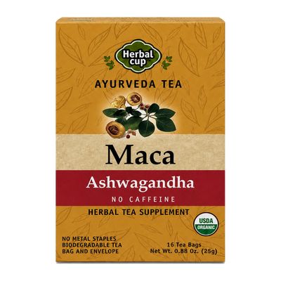 Organic Maca Ashwagandha Tea — single box