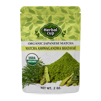 Matcha Powder Organic Ashwagandha Shatavari Tea — single box