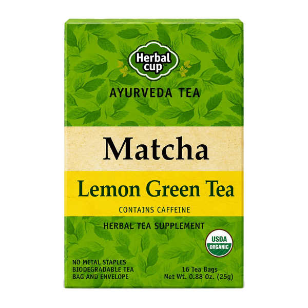 Organic Matcha Lemon Green Tea — Japanese Blend — single box