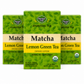 Organic Matcha Lemon Green Tea — Japanese Blend — 3 pack