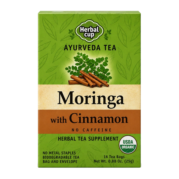 Moringa Cinnamon Tea — Ayurveda — single box