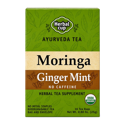Moringa Ginger Mint Tea — Ayurveda — single box