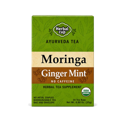 Moringa Ginger Mint Tea — Ayurveda — single box