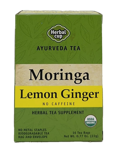 Moringa Lemon Ginger Tea — Ayurveda