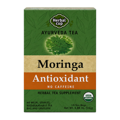 Moringa Tulsi Ayurvedic Tea — single box