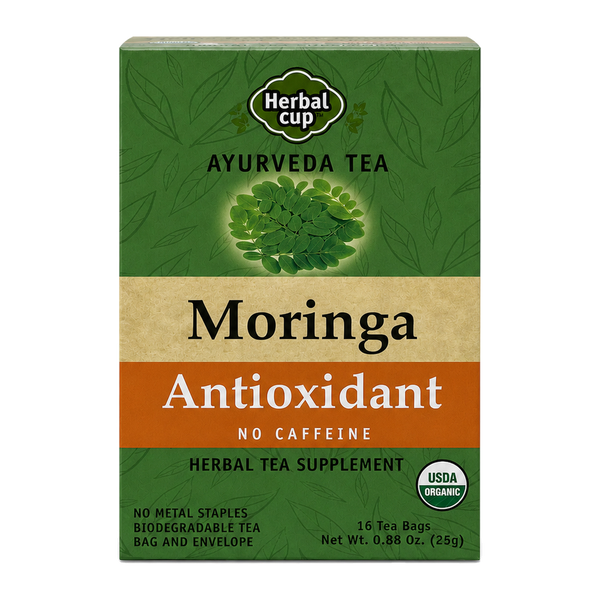 Moringa Tulsi Ayurvedic Tea — single box