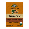 Turmeric Ginger & Black Pepper Tea – Organic Ayurvedic Blend — single box