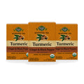 Turmeric Ginger & Black Pepper Tea – Organic Ayurvedic Blend — 3-box pack