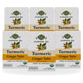 Turmeric Ginger Tulsi Organic Tea — 6-box pack