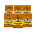 Turmeric Lemon Ginger Organic Tea — 6-box pack