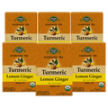 Turmeric Lemon Ginger Organic Tea — 6-box pack