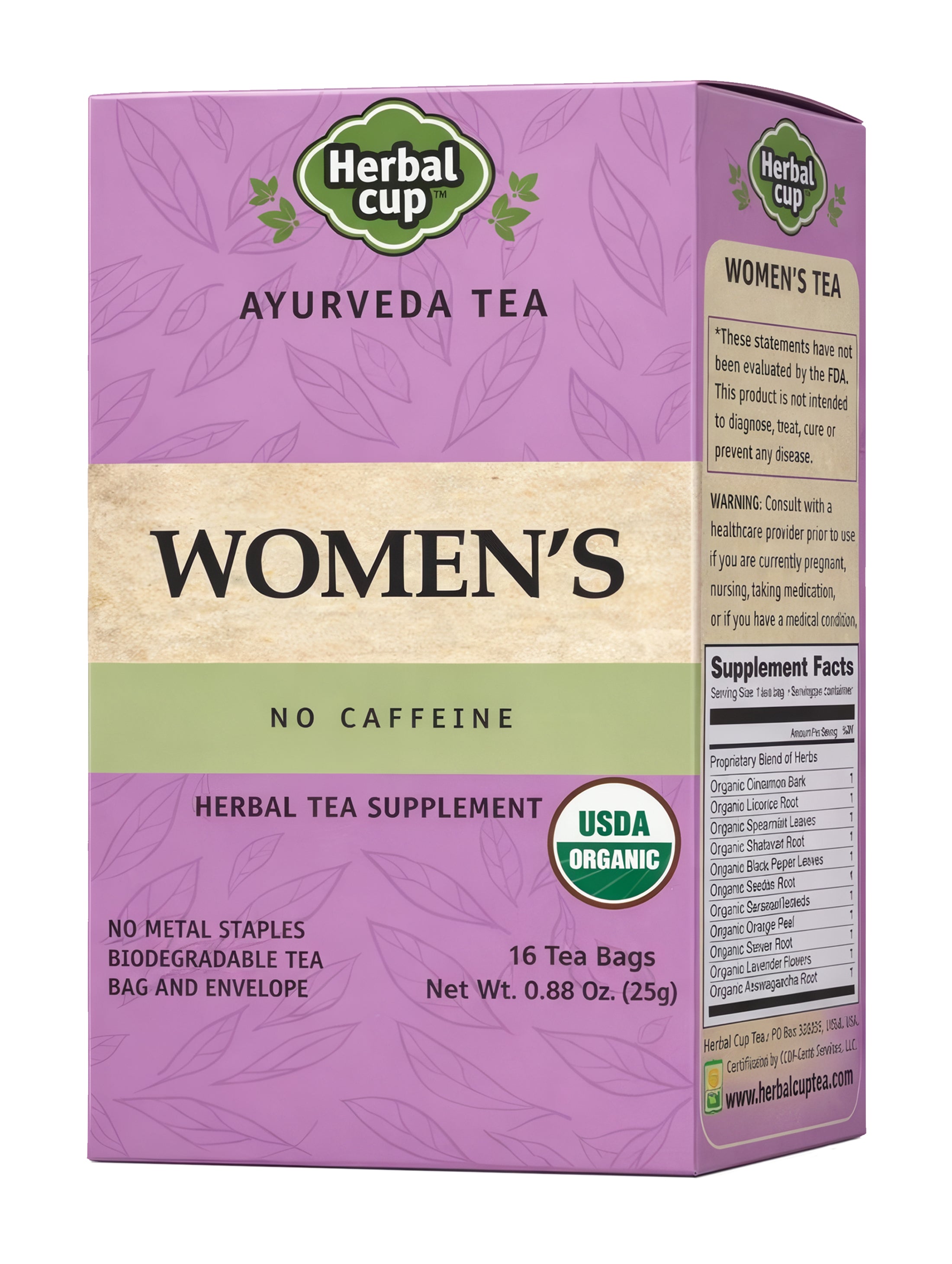 Women's Wellness Ayurvedic Tea — Herbal Cup